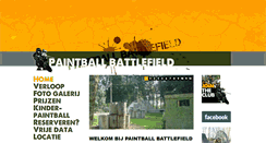 Desktop Screenshot of paintballbattlefield.be