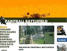 Tablet Screenshot of paintballbattlefield.be